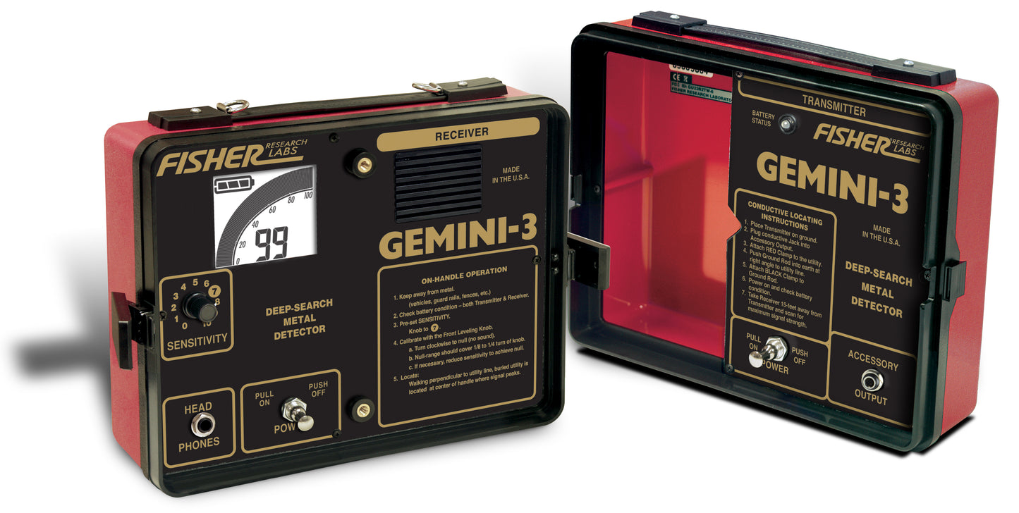 Fisher Gemini 3 Split Box Metal Detector