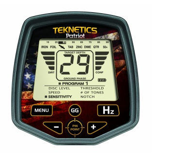 Teknetics Patriot Metal Detector | Free PinPointer