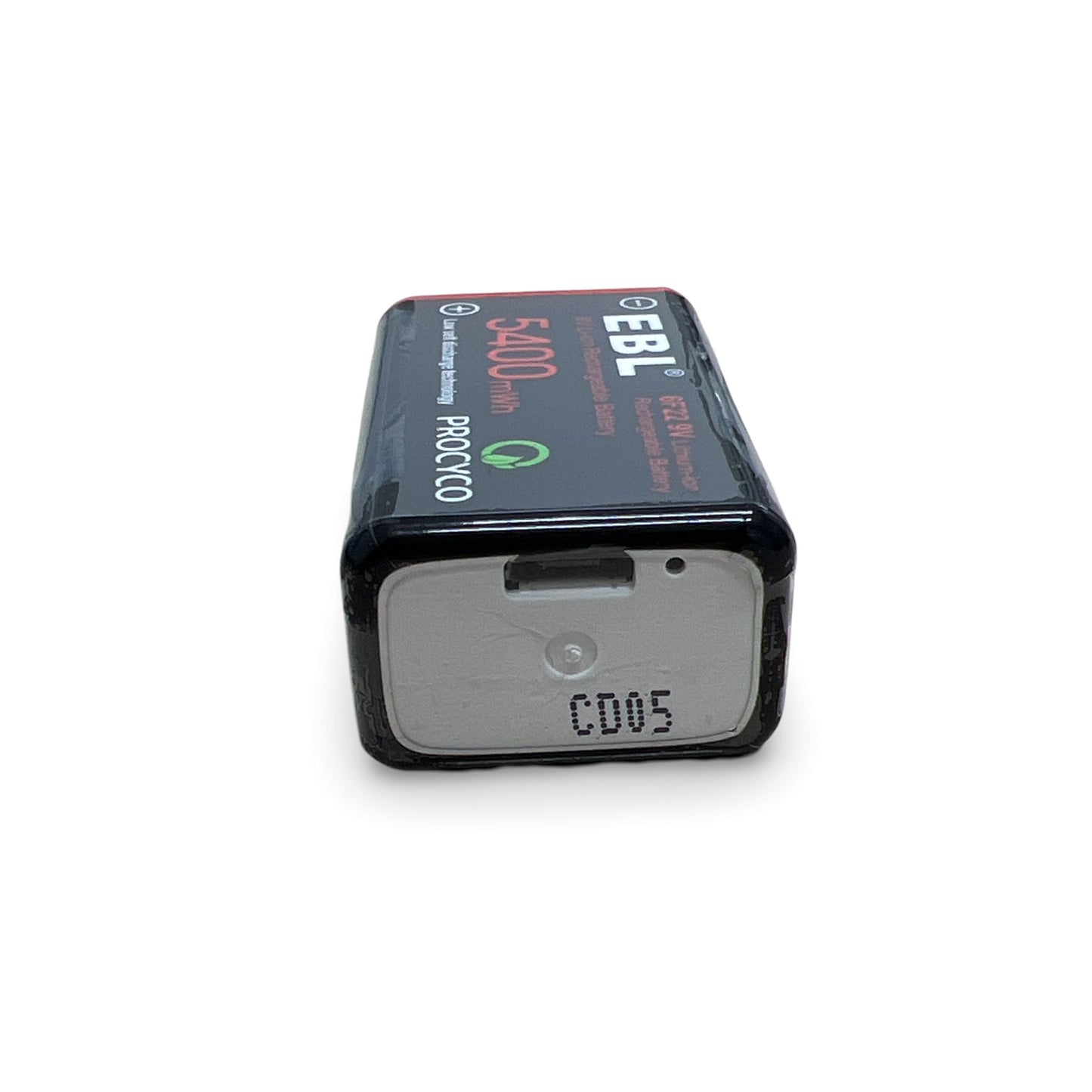 9V Li-Ion Rechargeable Battery with USB Charger – 5400 mWh