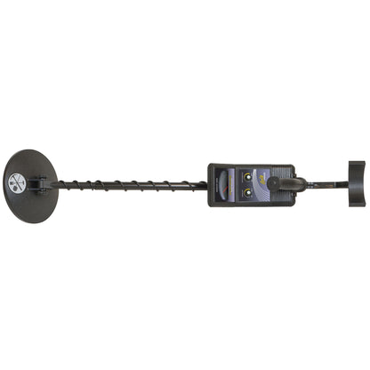 Bounty Hunter Gold Digger Metal Detector with automatic tuning, motion all-metal mode, trash elimination control, and a weather-resistant 7-inch searchcoil, ideal for beginners searching for coins, relics, and small treasures.