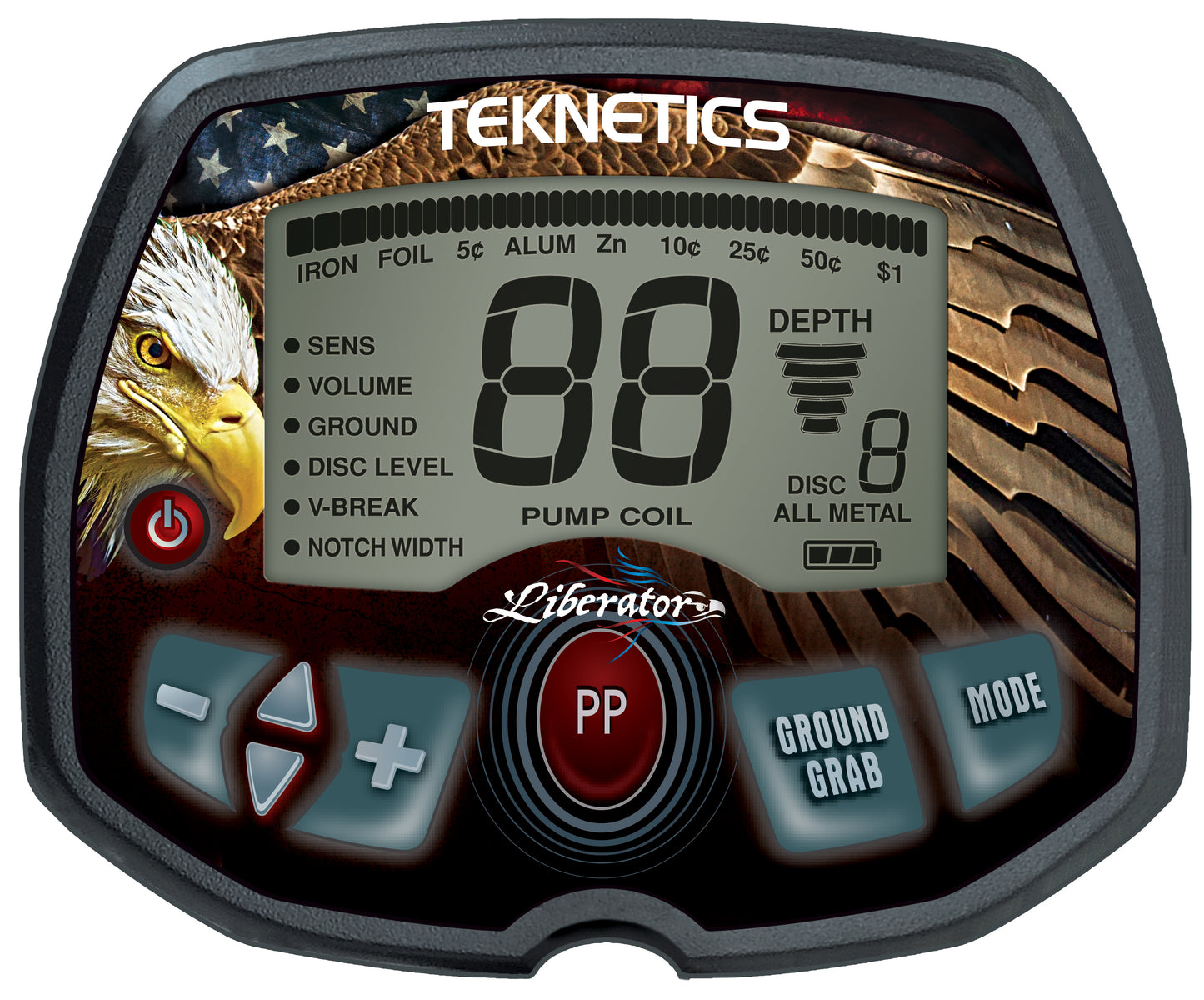 Teknetics Liberator Metal Detector: Free PinPointer