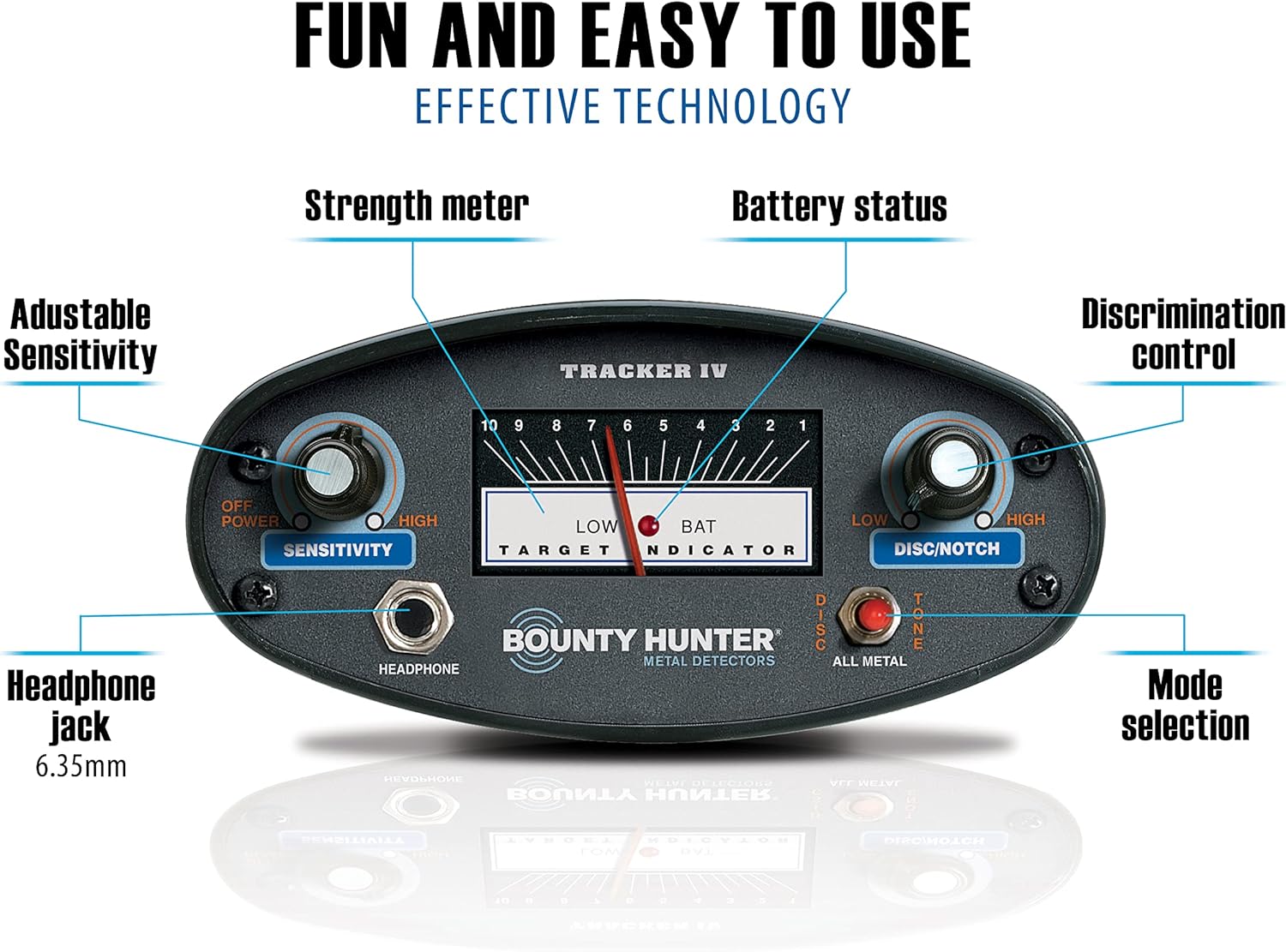 Bounty Hunter Tracker IV Metal Detector – First Texas Products